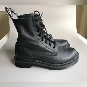 Dr. Martens 1460 Pascal Mono Boots In Black Womens Size: US 6 EUR 37